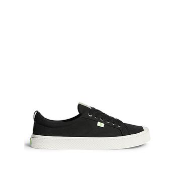 Cariuma 100103B01W-OCA Low Canvas Siyah Kadın Sneaker