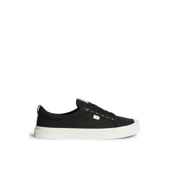 Cariuma 100103B01W-OCA Low Canvas Siyah Kadın Sneaker