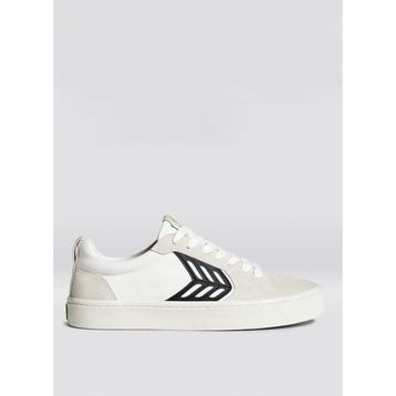 Cariuma 400807W25M-CATIBA Pro Low Suede Beyaz Süet Erkek Spor Ayakkabı