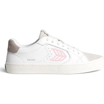 Cariuma 411304W43W-SALVAS Premium Leather V Beyaz Deri Kadın Spor Ayakkabı