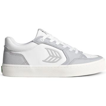 Cariuma 421401W62W-VALLELY Leather Accents Beyaz-Gri Deri Kadın Spor Ayakkabı