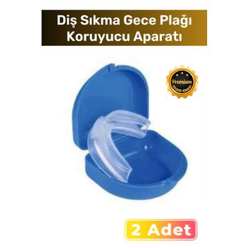 Carlburn Özel Seri Diş Çene Sıkma Koruyucu Önleyici Uyku Aparatı 2 Adet Gece Plağı