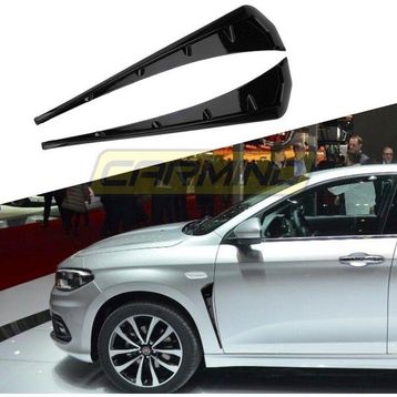 Carmind Piano Black 2 Adet Fiat Egea Yan Çamurluk Venti
