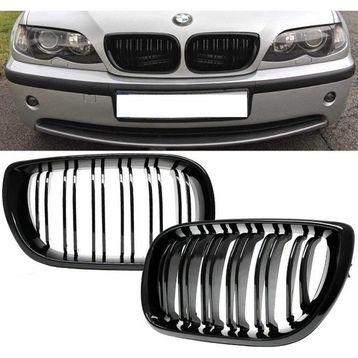Carmind Piano Black 2002-2004 Bmw E46 Ön Panjur Izgara