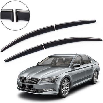 Carmind Skoda Super B 2015-2019 Krom Çıtalı Cam Rüzgarlığı