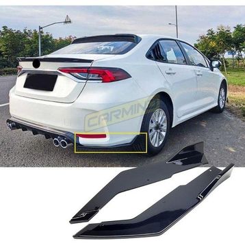 Carmind Toyota Corolla Piano Black 2019-2021 Arka Tampon Altı Flap