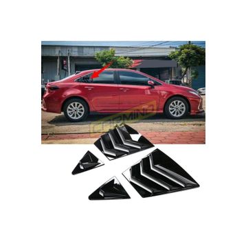 Carmind Toyota Corolla Piano Black 2019-2021 Kelebek Cam Vizörü