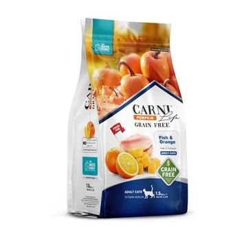 Carni Life Pumpkin Grain Free Tahılsız Balık Portakal 1.5 kg Yetişkin Kedi Maması