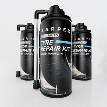 Carpex 300 ml 3'lü Lastik Tamir Kiti Sprey