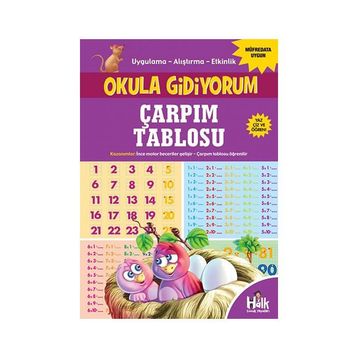 Çarpım Tablosu-Okula Gidiyorum-Kolektif