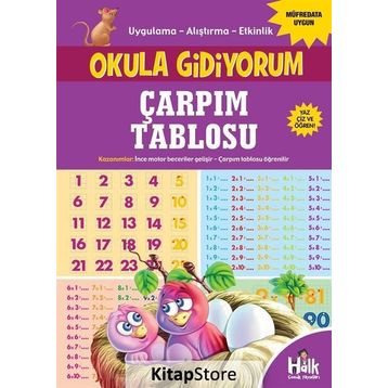 Çarpım Tablosu-Okula Gidiyorum-Kolektif