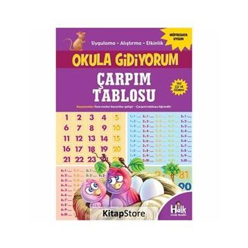 Çarpım Tablosu-Okula Gidiyorum-Kolektif
