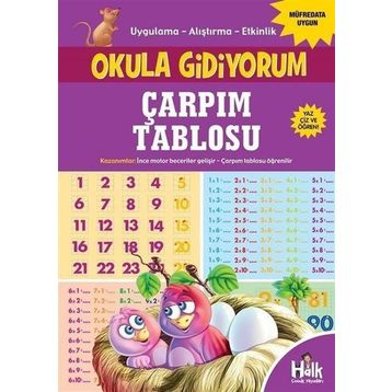 Çarpım Tablosu-Okula Gidiyorum-Kolektif