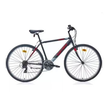 Carraro Active 280 490H V 28 Jant 21 Vıtes Mat Siyah Koyu Gri Kırmızı Erkek Şehir Bisikleti