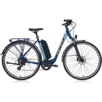 Carraro E-Line Ecomfort 2.1 470H HD 28 Jant 7 Vites Mat Navy Mavi-Turuncu Unisex Şehir Bisikleti