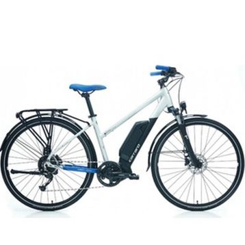 Carraro E-Time Venüs Mat Gümüş 28 inç 9-V HD 43 cm Elektrikli Şehir Bisikleti
