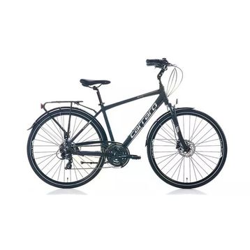Carraro Elite 706 520H HD 28 Jant 21 Vites Mat Siyah Gri Krom Erkek Şehir Bisikleti