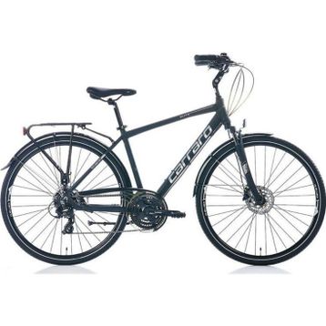 Carraro Elite 706 520H HD 28 Jant 21 Vites Mat Siyah Gri Krom Erkek Şehir Bisikleti