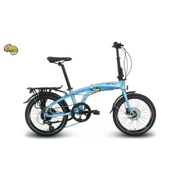 Carraro Flexi 108 HD 320H V 20 Jant 8 Vites Mavi Yeşil Bukalemun Siyah Kırmızı Katlanır Bisiklet