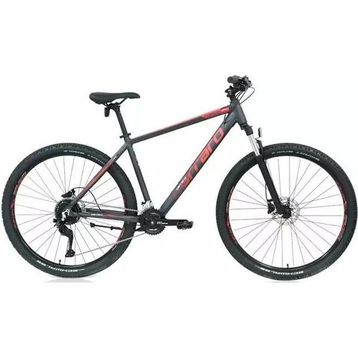 Carraro Force 970C 480H HD 29 Jant 18 Vites Mat Antrasit Kırmızı Gümüş Erkek Dağ Bisikleti