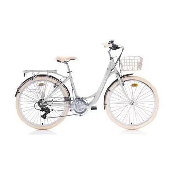 Carraro Juliet 26 Jant 21 Vites 43 CM Mat Gri Krom Şehir Bisikleti
