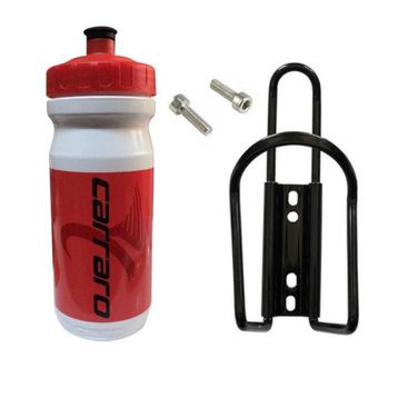 Carraro Kırmızı 600 ml Matara ve Matara Kafesi Seti