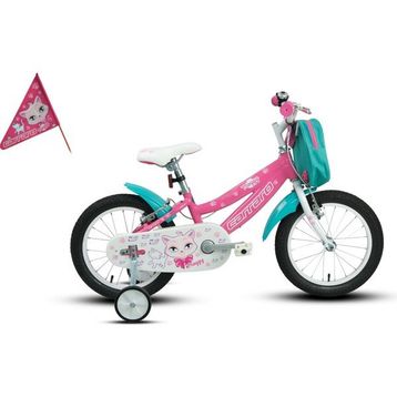 Carraro Moggy 16 Jant Vitessiz Pembe Beyaz Turkuaz Çocuk Bisikleti