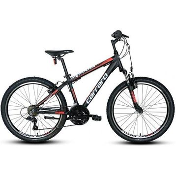 Carraro Speed 240 V Fren 24 Jant 21 Vites 36 cm Mat Siyah Kırmızı Koyu Kırmızı Dağ Bisikleti