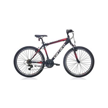 Carraro Speed 240 V Fren 24 Jant 21 Vites 36 cm Mat Siyah Kırmızı Koyu Kırmızı Dağ Bisikleti