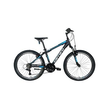 Carraro Speed 240 V Fren 24 Jant 21 Vites 36 cm Mat Siyah Mavi Koyu Mavi Dağ Bisikleti