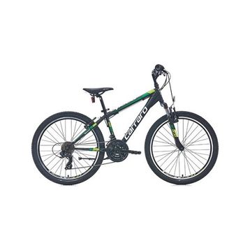 Carraro Speed 240 V Fren 24 Jant 21 Vites 36 cm Mat Siyah Yeşil Koyu Yeşil Dağ Bisikleti