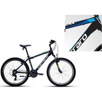 Carraro Speed 260 V 26 Jant 21 Vites 36 cm Mat Siyah Mavi Koyu Mavi Dağ Bisikleti