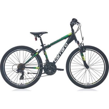Carraro Speed 260 V 26 Jant 460H Mat Siyah-Yeşil Erkek Dağ Bisikleti