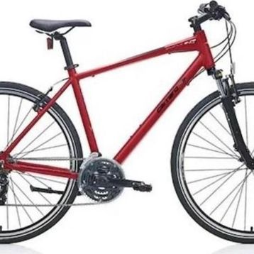 Carraro Sportive 220 3 Vites 28 Jant Hidrolik Disk Fren Mat Krom Kırmızı Siyah Erkek Şehir/Gezi Bisikleti