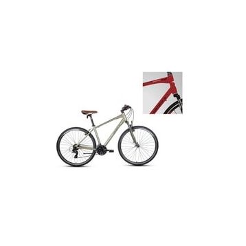 Carraro Sportive 220 406H V 28 Jant 21 Vites Mat Krom Kırmızı Siyah Beyaz Erkek Şehir Bisikleti