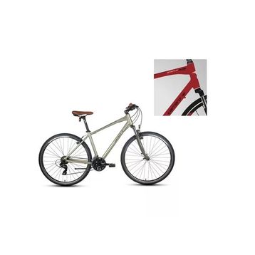 Carraro Sportive 220 406H V 28 Jant 21 Vites Mat Krom Kırmızı Siyah Beyaz Erkek Şehir Bisikleti