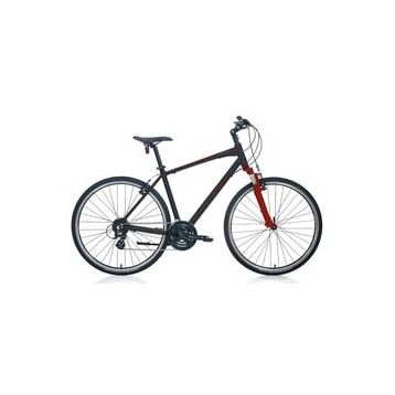 Carraro Sportive 224 24 Vites 28 Jant 56 cm V Fren Siyah Kırmızı Erkek Şehir Bisikleti
