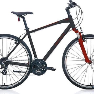 Carraro Sportive 224 24 Vites 28 Jant 56 cm V Fren Siyah Kırmızı Erkek Şehir Bisikleti