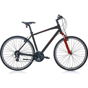 Carraro Sportive 224 24 Vites 28 Jant 56 cm V Fren Siyah Kırmızı Erkek Şehir Bisikleti