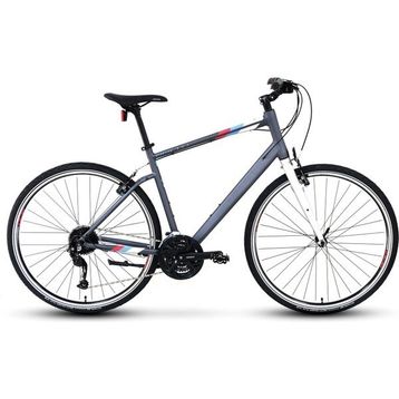 Carraro Sportive 327 V Fren 27 Vites 28 Jant 52 Kadro Mat Antrasit Gümüş Mavi Şehir Bisikleti