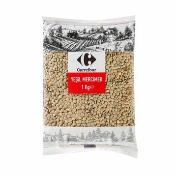 Carrefour 1 kg Yeşil Mercimek