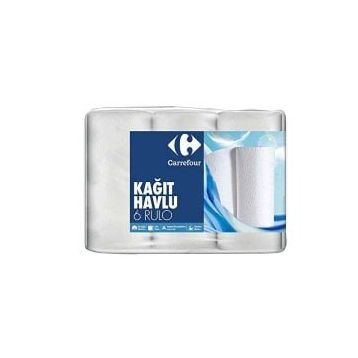 Carrefour 6'lı Çift Katlı Kağıt Havlu