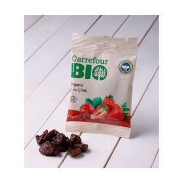 Carrefour Bio 40 gr Kuru Organik Çilek