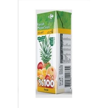 CarrefourSA 200 ml Şeftali Elma Suyu