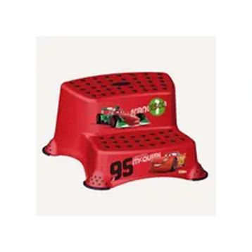Cars 2 Katlı Kırmızı Çocuk Banyo Taburesi