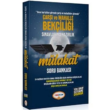 Çarşı Ve Mahalle Bekçiliği Sınavlarına Hazırlık Kartal Soru Bankası Mülakat Soru Bankası - Yediiklim Yayınları