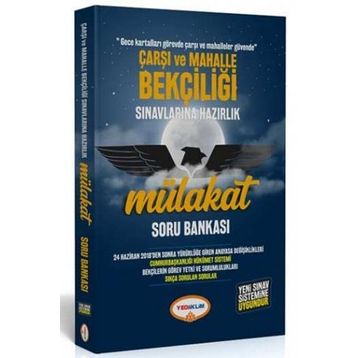 Çarşı Ve Mahalle Bekçiliği Sınavlarına Hazırlık Kartal Soru Bankası Mülakat Soru Bankası - Yediiklim Yayınları