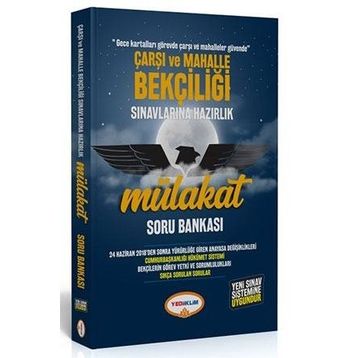 Çarşı Ve Mahalle Bekçiliği Sınavlarına Hazırlık Kartal Soru Bankası Mülakat Soru Bankası - Yediiklim Yayınları