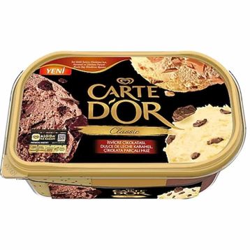 Carte Dor 850 ml Çikolatalı Karamel Muzlu Dondurma