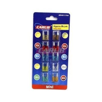 Carub 10'lu Sigorta Bıçak Set